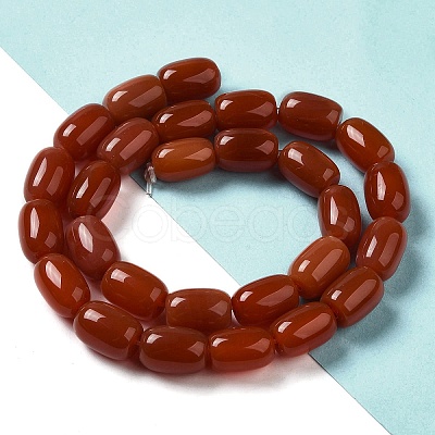 Natural Carnelian Column Beads Strands G-P063-67-1