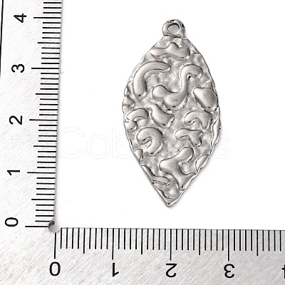 304 Stainless Steel Pendants STAS-L280-10AS-01-1
