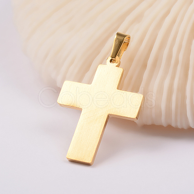 Ion Plating(IP) 304 Stainless Steel Pendants STAS-O075-14G-1