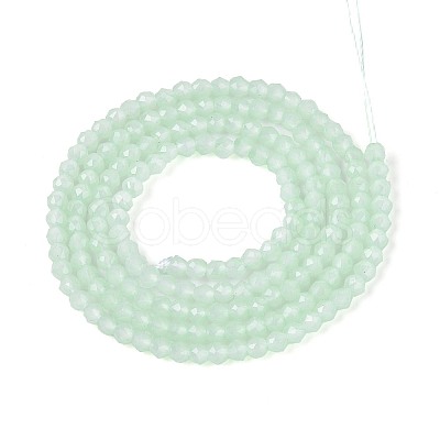Imitation Jade Glass Beads Strands GLAA-T028-2mm-11G-1