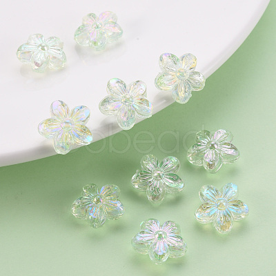 Transparent Acrylic Beads TACR-S154-45C-327-1