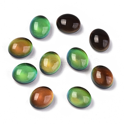 Glass Cabochons GLAA-R218-01-1