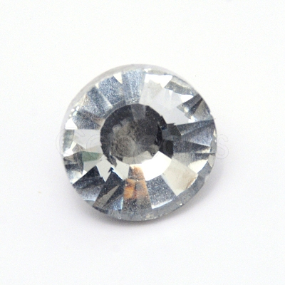 Glass Rhinestone Button BUTT-WH0015-21B-01-1