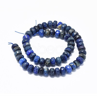 Natural Lapis Lazuli Beads Strands G-F632-15-03-1