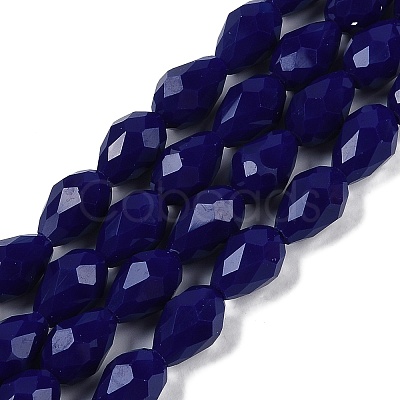 Opaque Solid Color Beads Strands EGLA-N013-P4mm-D03-1