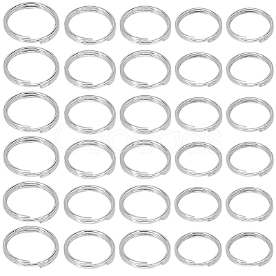 600Pcs 3 Styles 304 Stainless Steel Split Rings STAS-SP0001-64-1