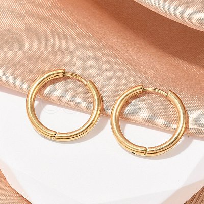 202 Stainless Steel Huggie Hoop Earrings EJEW-F111A-20mm-G01-1