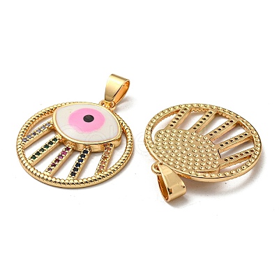 Golden Brass Pendants KK-L209-010G-03-1