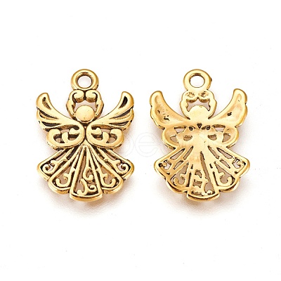 Tibetan Style Alloy Pendants TIBEP-A22571-AG-FF-1