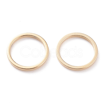 Brass Linking Rings KK-Y003-03E-G-1