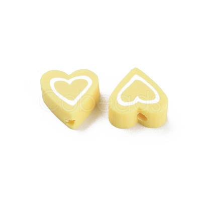 Handmade Polymer Clay Beads X-CLAY-T019-10-1