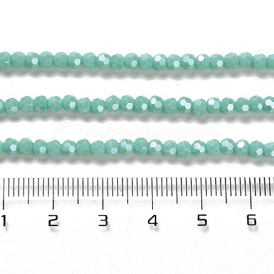 Electroplate Opaque Glass Beads Strands EGLA-A035-P3mm-A14-1