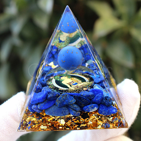 Orgonite Pyramid Resin Energy Generators PW-WG94568-05-1