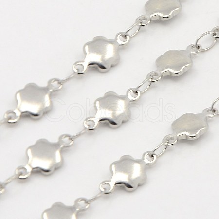 Tarnish Resistant 304 Stainless Steel Link Chains CHS-K001-41-1