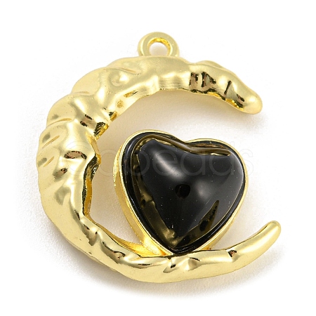 Alloy with Glass Pendants FIND-G062-03G-1