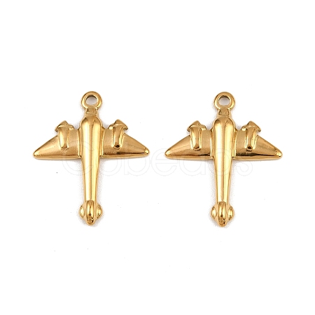 304 Stainless Steel Pendants STAS-G357-05G-01-1