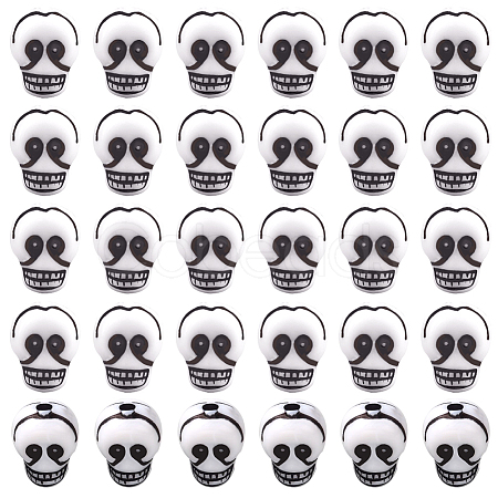 400Pcs Halloween Resin Beads FIND-SC0011-65-1