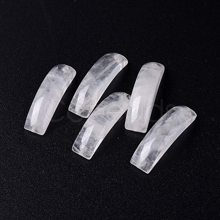 Natural Quartz Crystal Connector Charms G-C015-01E-1