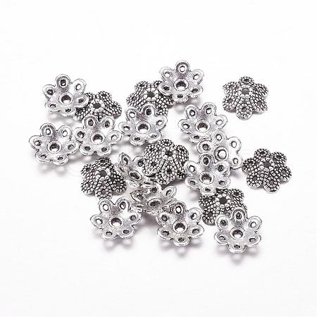 Tibetan Style Bead Caps X-LF8947Y-1