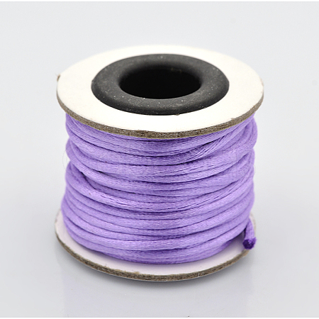 Nylon Satin Rattail Cords NWIR-O001-A-12-1