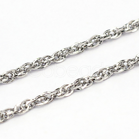 Tarnish Resistant 304 Stainless Steel Singapore Chains CHS-O005-38B-1