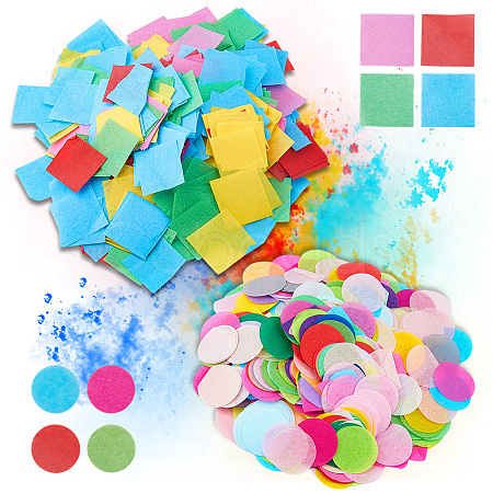 10 Bags Flat Round Paper Confetti DIY-ME0002-97-1