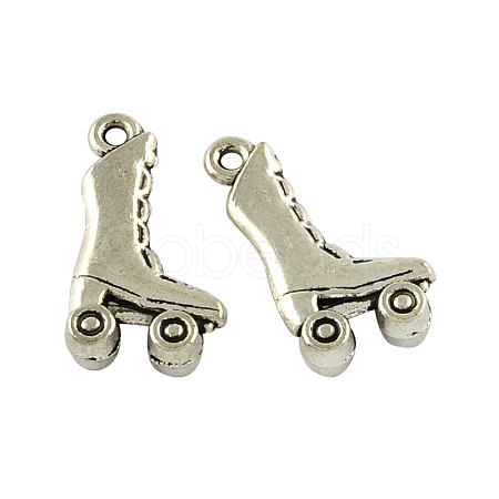 Tibetan Style Zinc Alloy Pendants TIBEP-R334-197AS-RS-1
