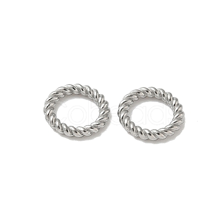 304 Stainless Steel Twisted Ring Linking Rings STAS-L300-005C-P-1
