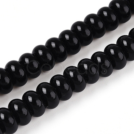 Opaque Solid Color Glass Beads Strands GLAA-ZX008-4mm-18F-1