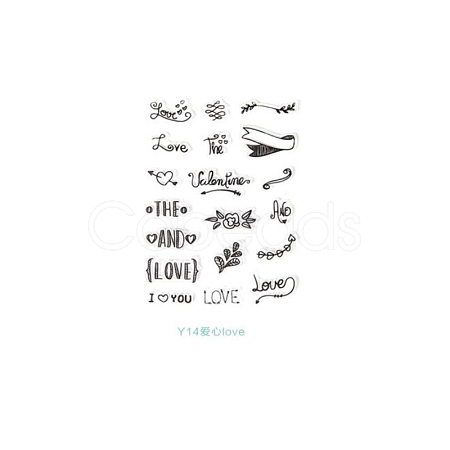 Silicone Stamps DIY-WH0014-Y14-1