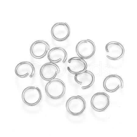 Tarnish Resistant 304 Stainless Steel Open Jump Rings STAS-F110-05P-1