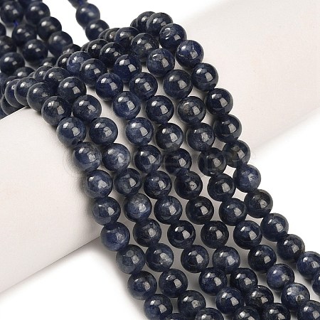 Natural Sapphire Beads Strands G-L631-A02-5-6mm-AA-1