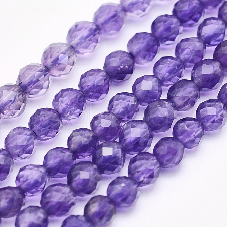Natural Amethyst Beads Strands G-O166-29-4mm-1