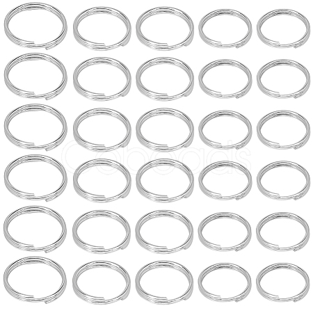 600Pcs 3 Styles 304 Stainless Steel Split Rings STAS-SP0001-64-1