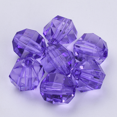 Transparent Acrylic Beads TACR-Q256-8mm-V50-1