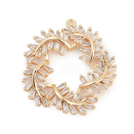 Brass Pendants KK-Q026-17G-1