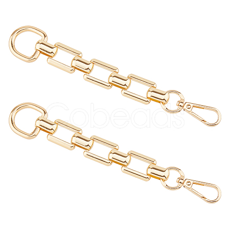 2Pcs Alloy Purse Chains with D Clasps DIY-HS0001-76-1