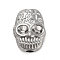 Non-Tarnish 316 Stainless Steel Beads, Skull, Stainless Steel Color, 10x8x6mm, Hole: 1.6mm