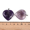 Natural Amethyst Pendants G-S364-006C-3