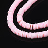 Handmade Polymer Clay Beads Strands CLAY-R089-6mm-171-3