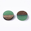 Resin & Wood Cabochons X-RESI-S358-70-H15-2