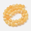 Natural Honey Jade Bead Strands G-K153-B26-10mm-5