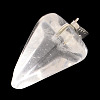 Cone/Spike/Pendulum Natural & Synthetic Mixed Stone Pendants G-R278-86-2