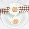 Plastic & Zinc Alloy Napkin Rings AJEW-WH0041-22P-4