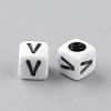 Opaque Acrylic Beads SACR-Q188-02V-2