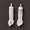 Natural Quartz Crystal Pendants G-K322-01B-2