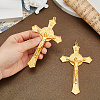 Zinc Alloy Big Pendants FIND-WH0367-706G-3