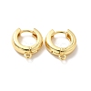 Brass Hoop Earring Findings KK-P215-03G-1