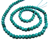 Natural Magnesite Round Beads Strands TURQ-L020-6mm-02-2
