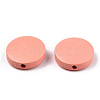 Painted Natural Wood Beads WOOD-S049-02B-09-2